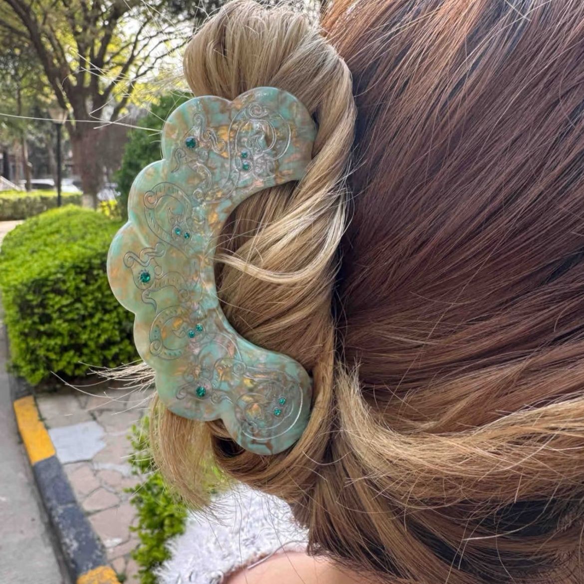 Elegant Museum Themed Hair Accessory Traditional Chinese Design Gift Unique Cultural Creation Hair Clip Oriental Style Accessory for Girlfriend