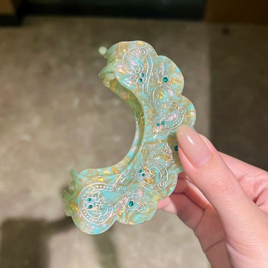Elegant Museum Themed Hair Accessory Traditional Chinese Design Gift Unique Cultural Creation Hair Clip Oriental Style Accessory for Girlfriend