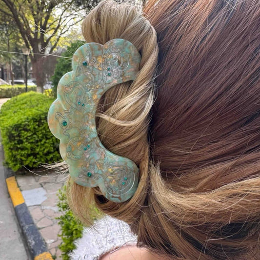 Elegant Museum Themed Hair Accessory Traditional Chinese Design Gift Unique Cultural Creation Hair Clip Oriental Style Accessory for Girlfriend