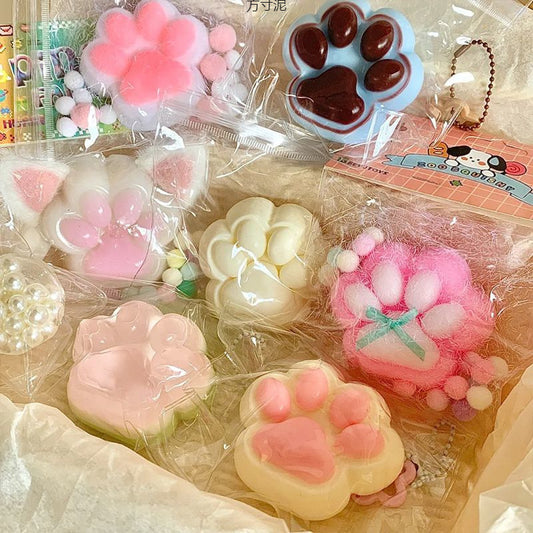 High Quality Slow Rebound Soft Clay Feel Stress Relief Toy Box